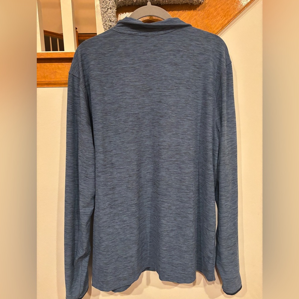GAPfit All Day Blue Lightweight Quarter-Zip Pullover - Men’s XL - Picture 4 of 5